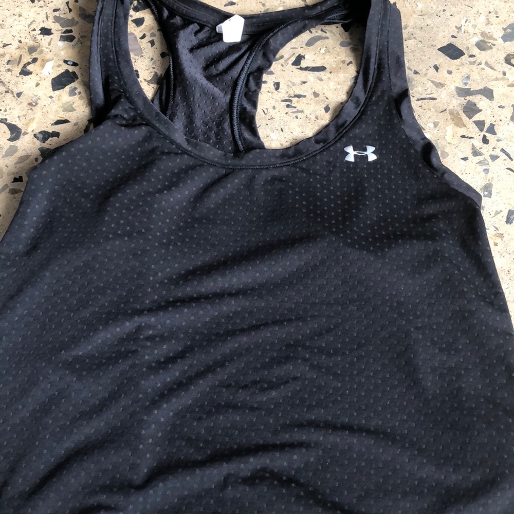 A black running top